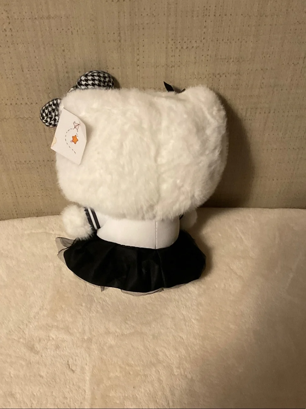 Hello Kitty Black & White Plush Costume Dress